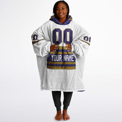 Purple/Metallic Gold Superfan Reversible