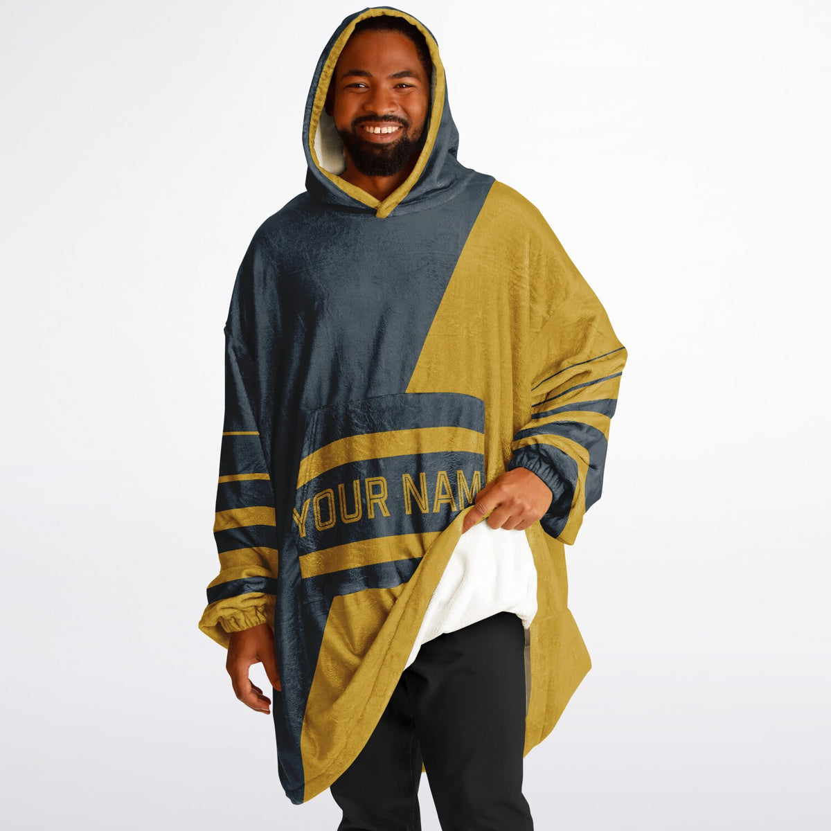 Charcoal & Mustard Split Decision