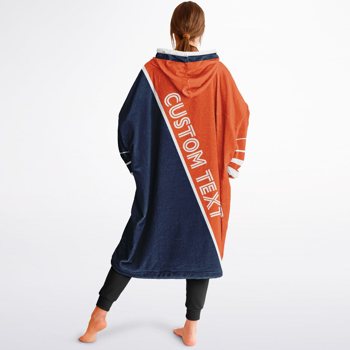 Orange Navy White Split Decision