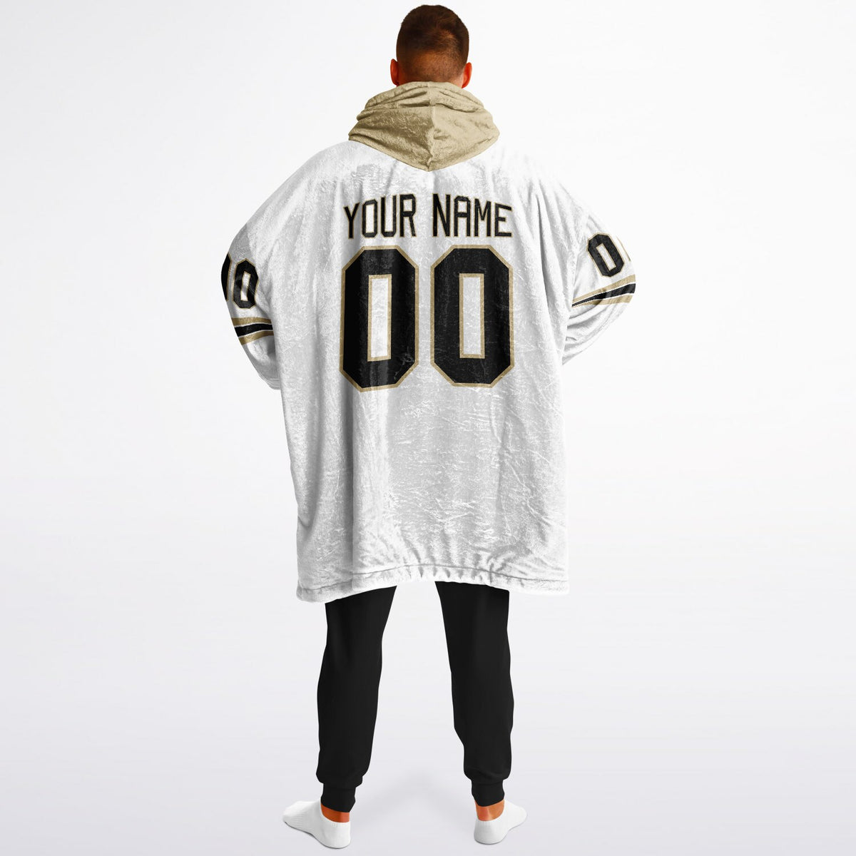 Black/Light Gold/White Superfan Reversible