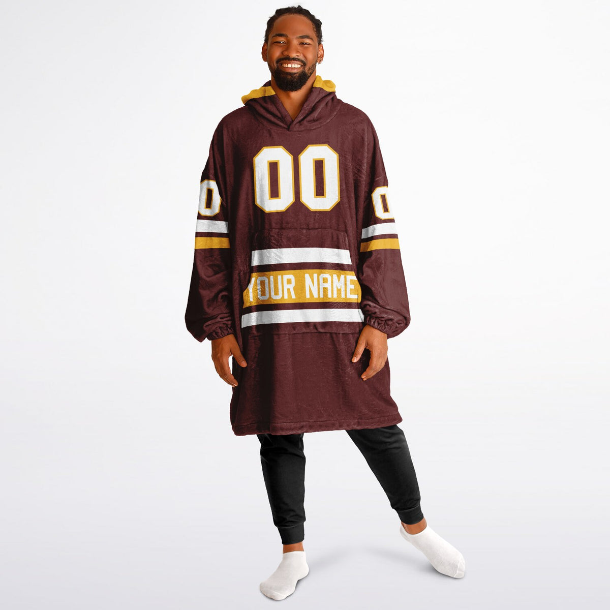 Burgundy Gold White Classic