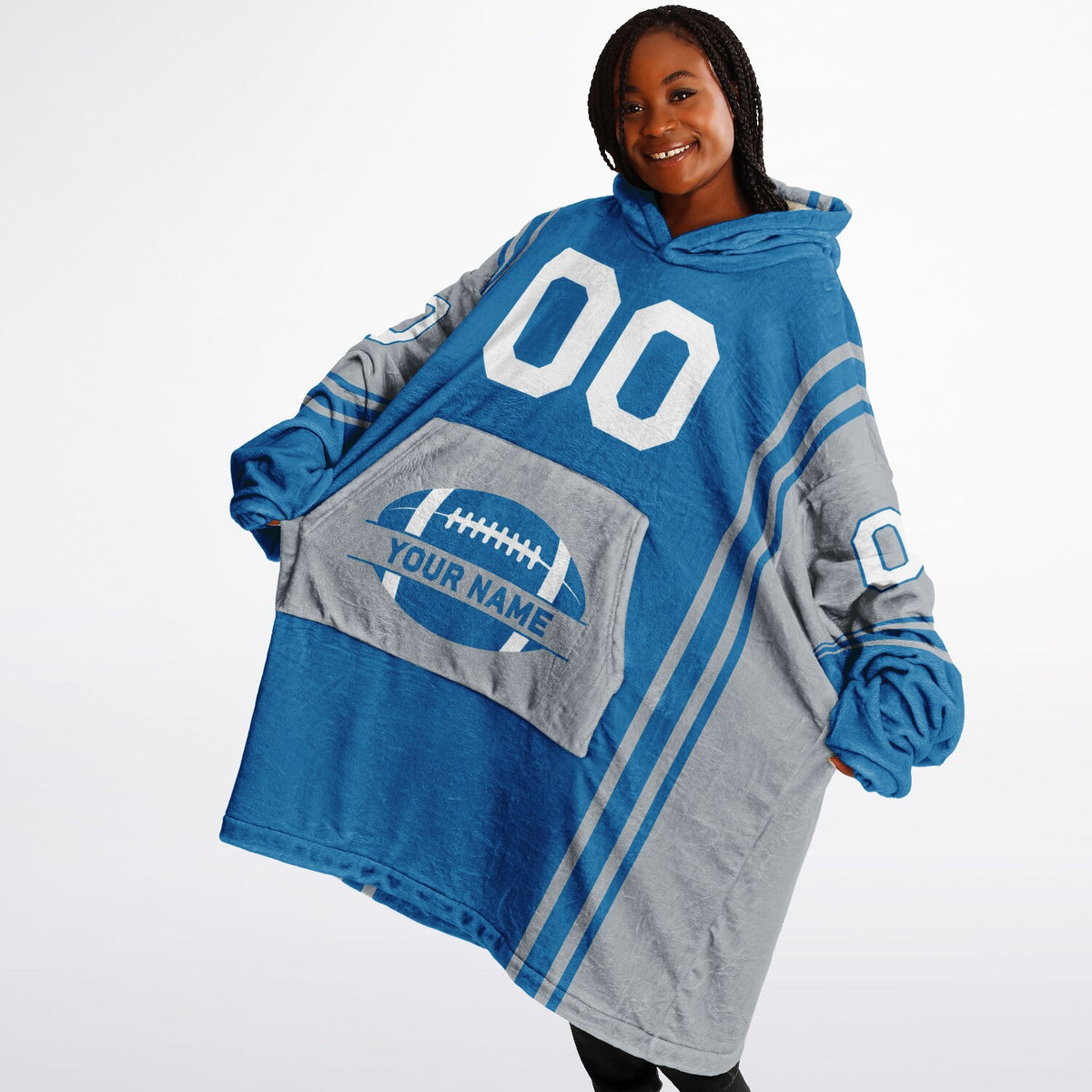 Blue/Silver Bold