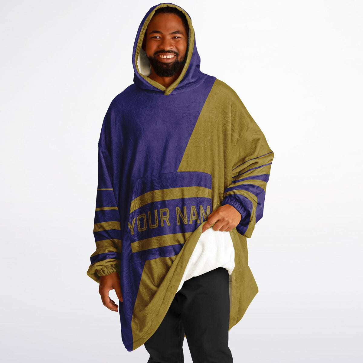 Purple & Dark Gold Split Decision