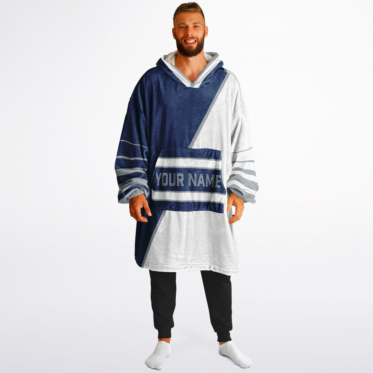 Blue White Gray Split Decision