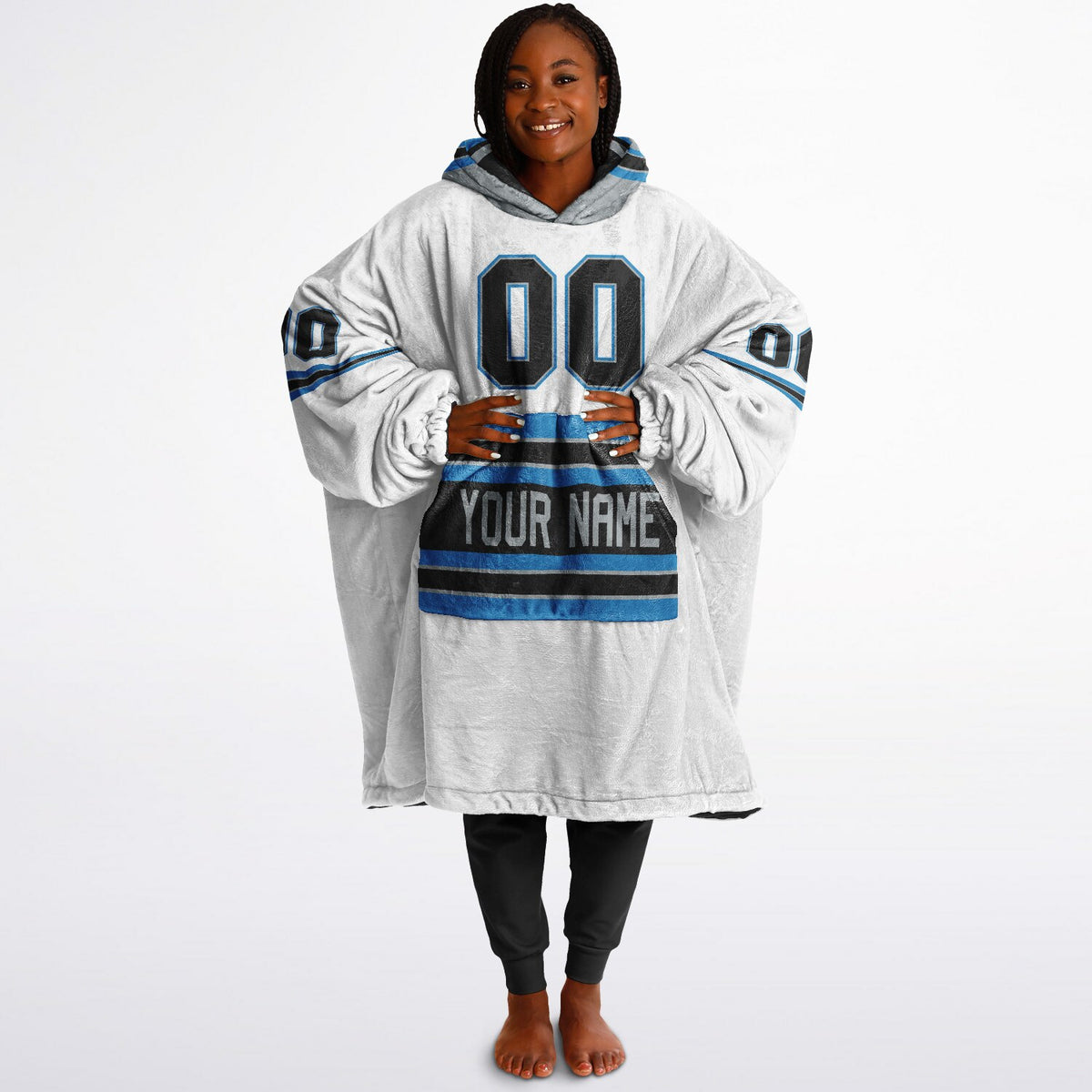 Black/Blue/Silver Superfan Reversible