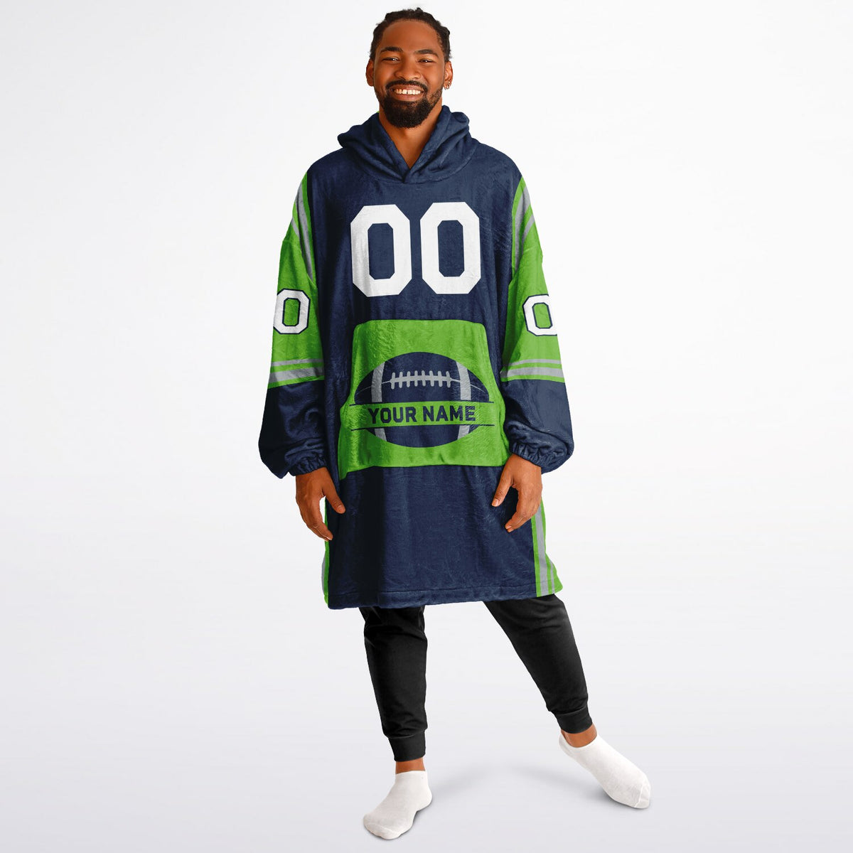 Navy/Green/Gray Bold