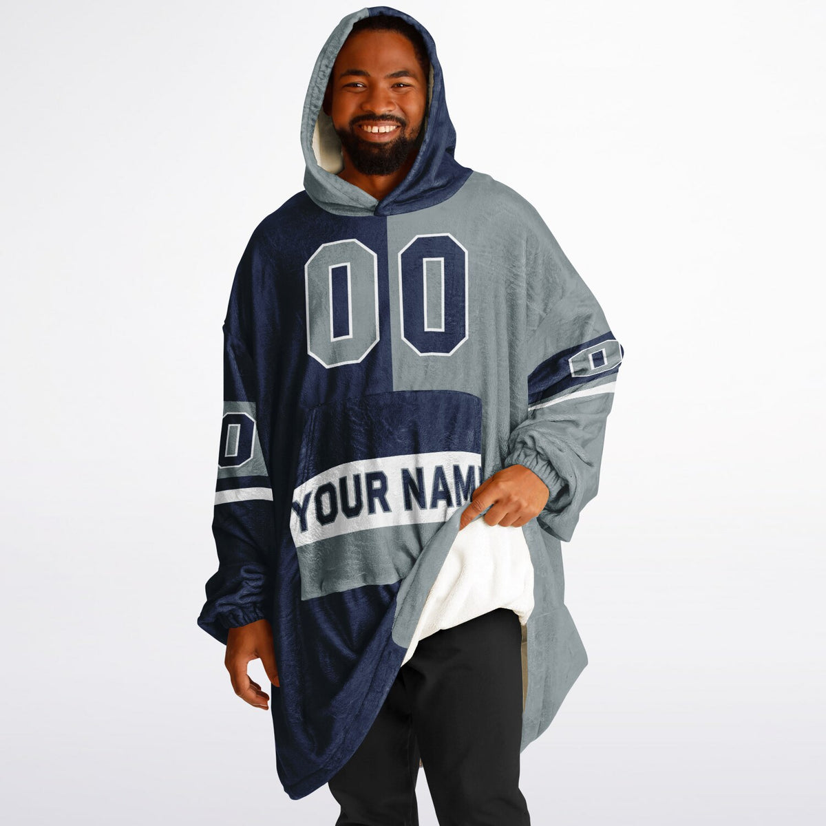 Navy/Silver/White Halftime