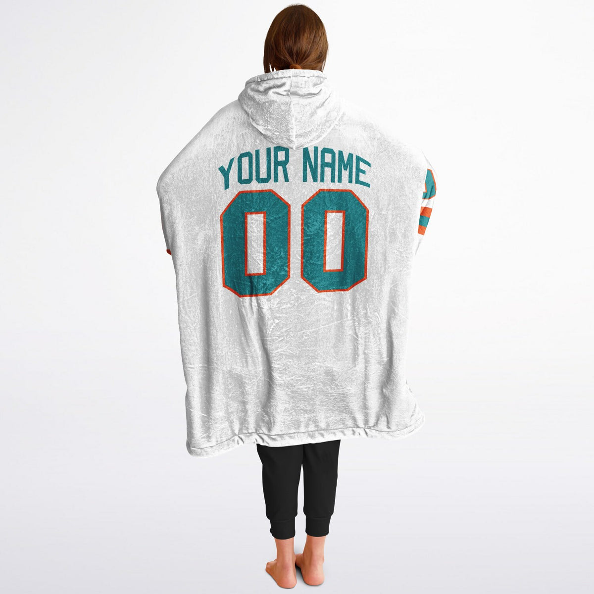 Aqua & Orange Superfan Reversible