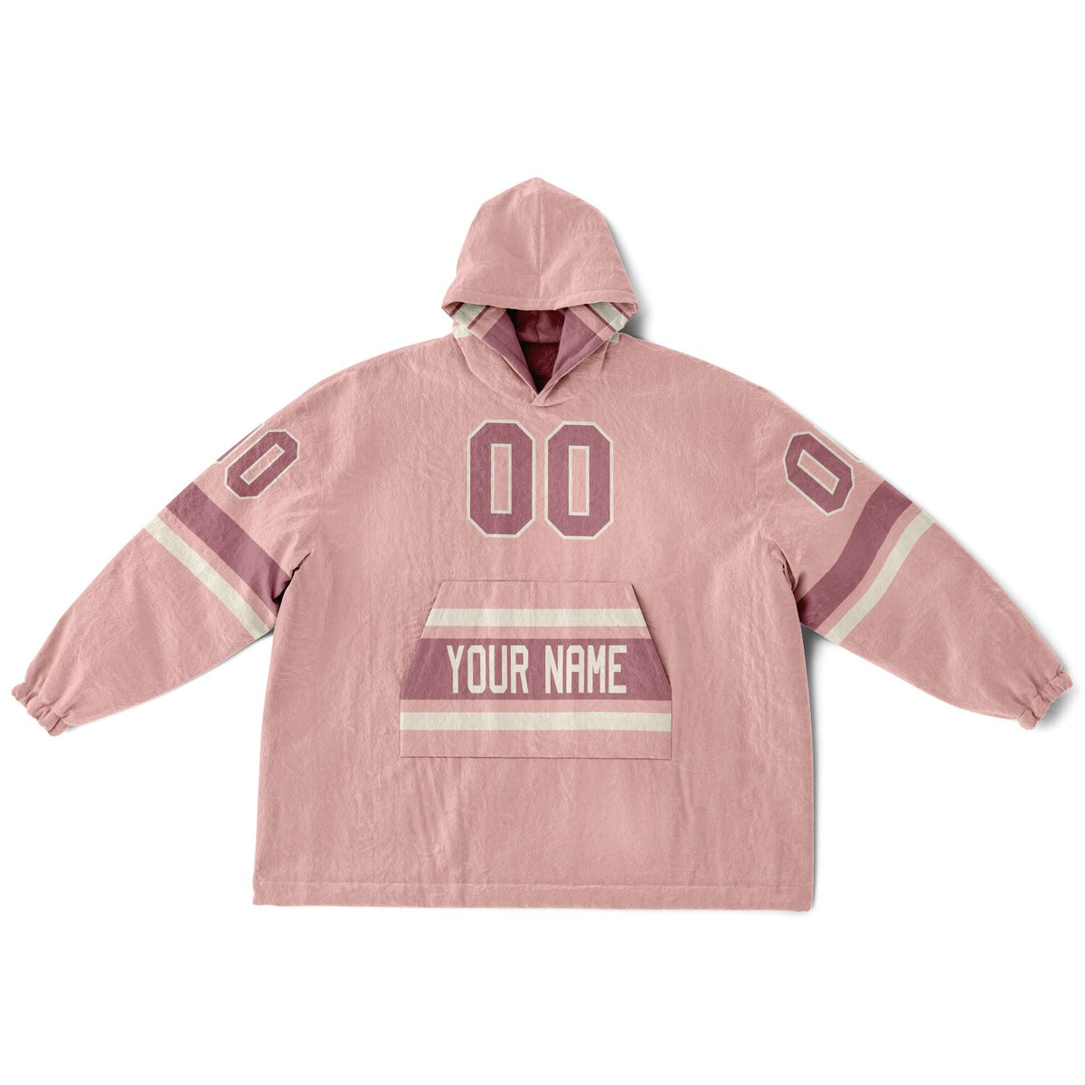 Blush Pink Cream Rose Gold Superfan Reversible