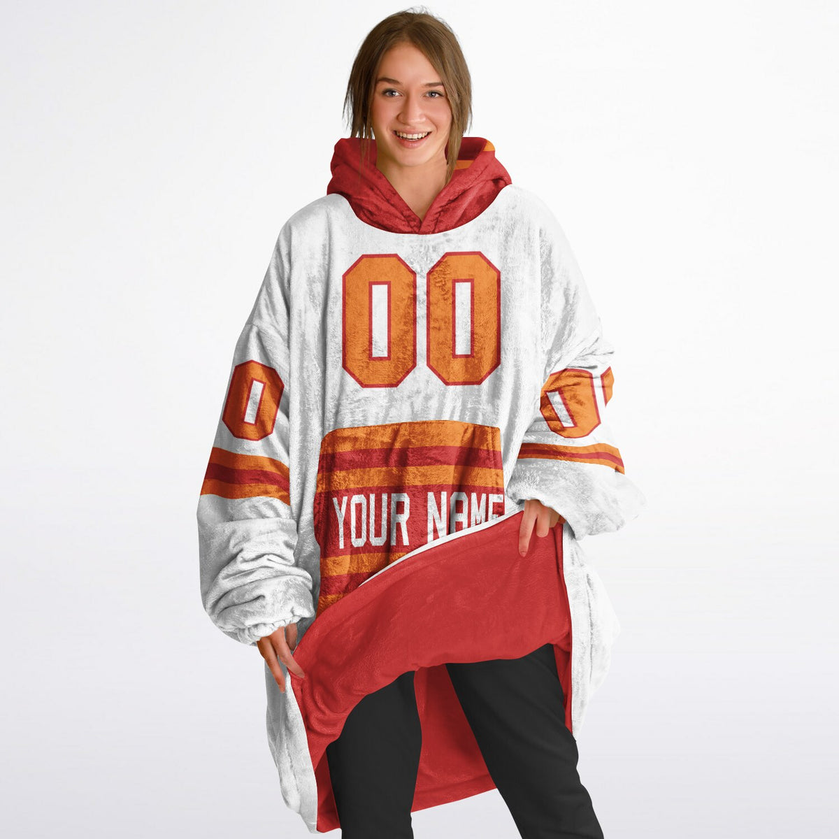 Red/Orange Superfan Reversible