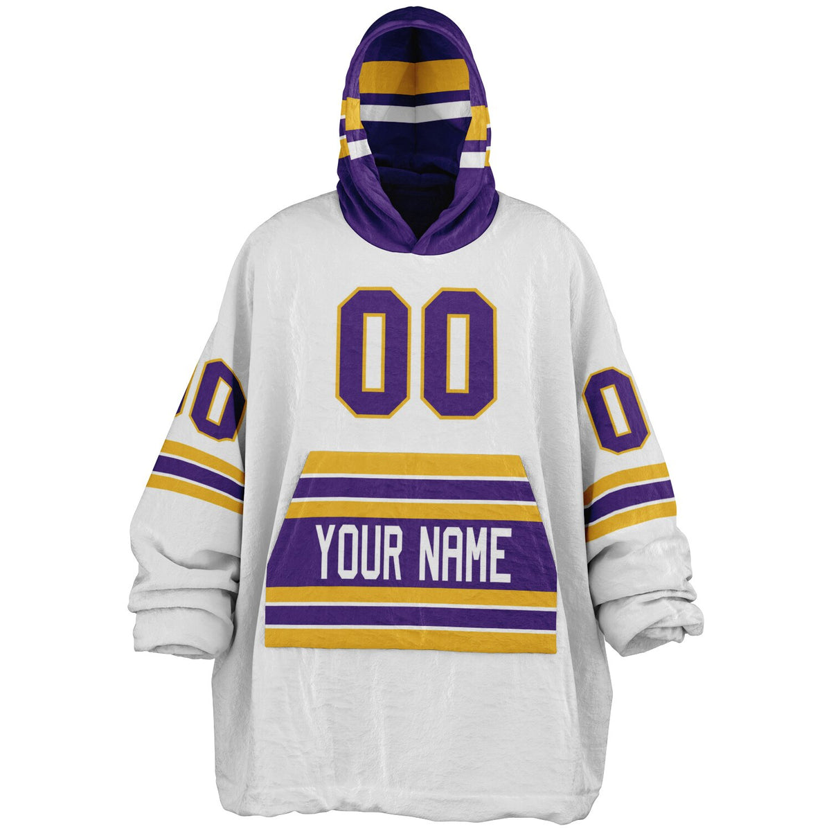 Purple/Gold/White Superfan Reversible