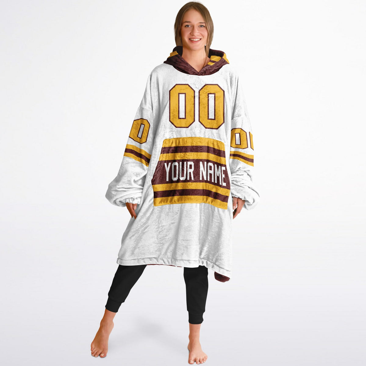 Burgundy/Gold Superfan Reversible