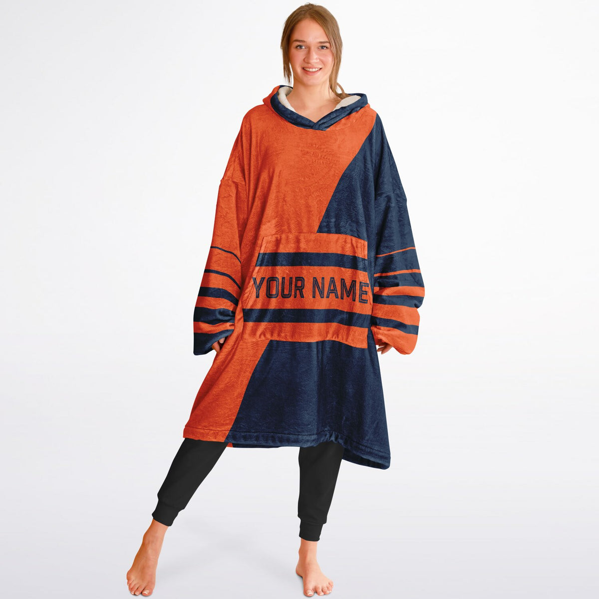 Orange & Navy Split Decision