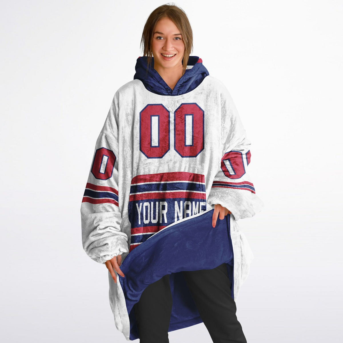 Dark Blue/Red/White Superfan Reversible