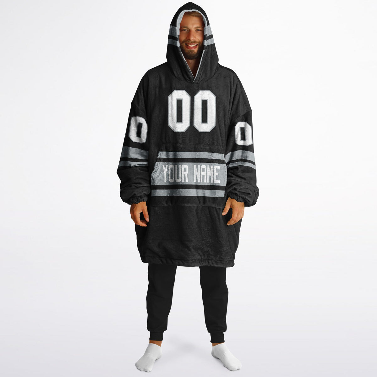 Black/Silver Superfan Reversible