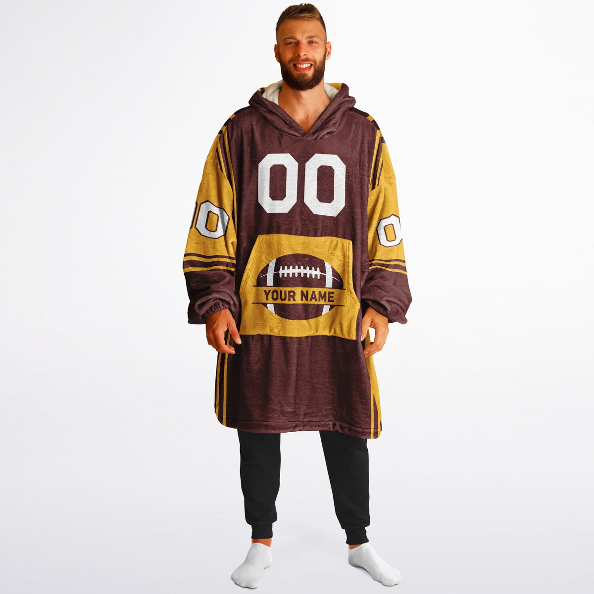 Burgundy/Gold Bold