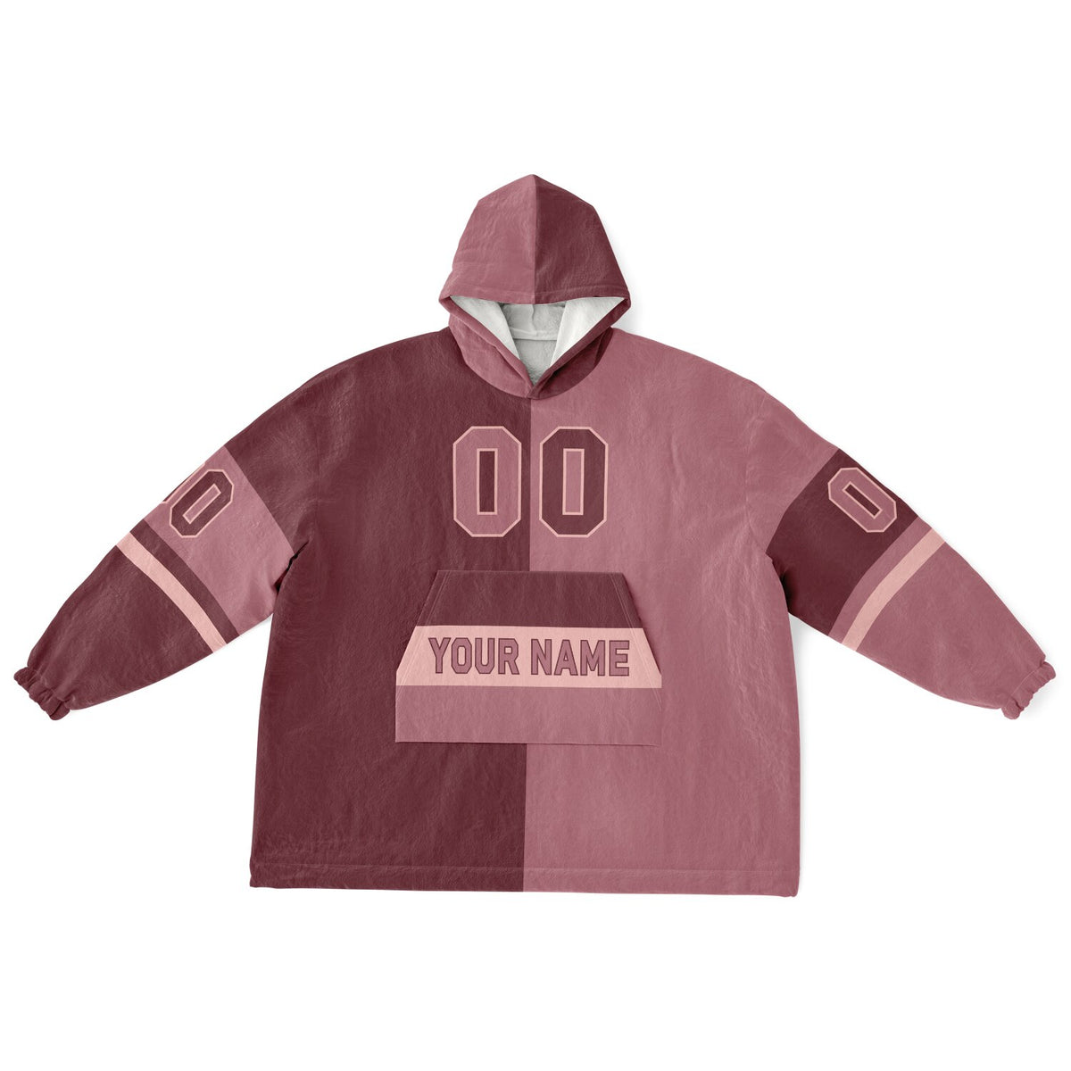 Burgundy Blush Pink Rose Halftime