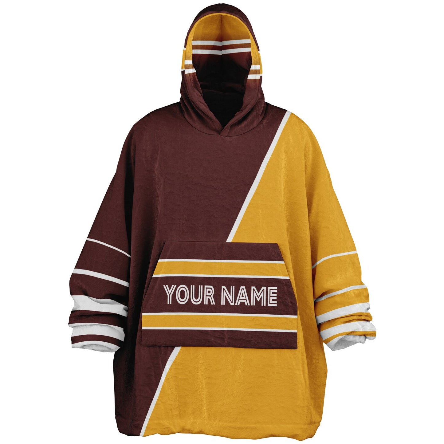 Burgundy/Gold/White Everyday Reversible