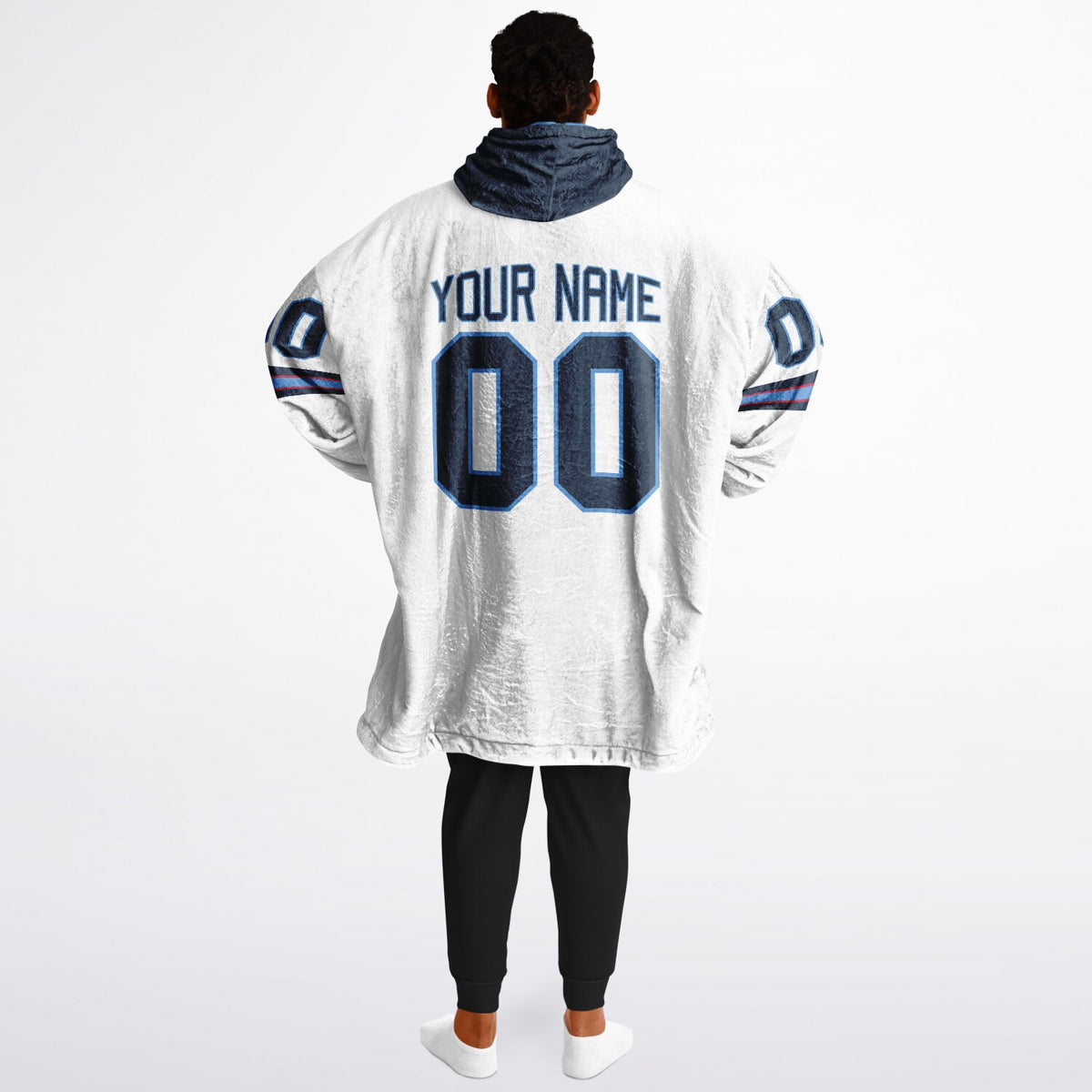 Light Blue/Navy/Red Superfan Reversible