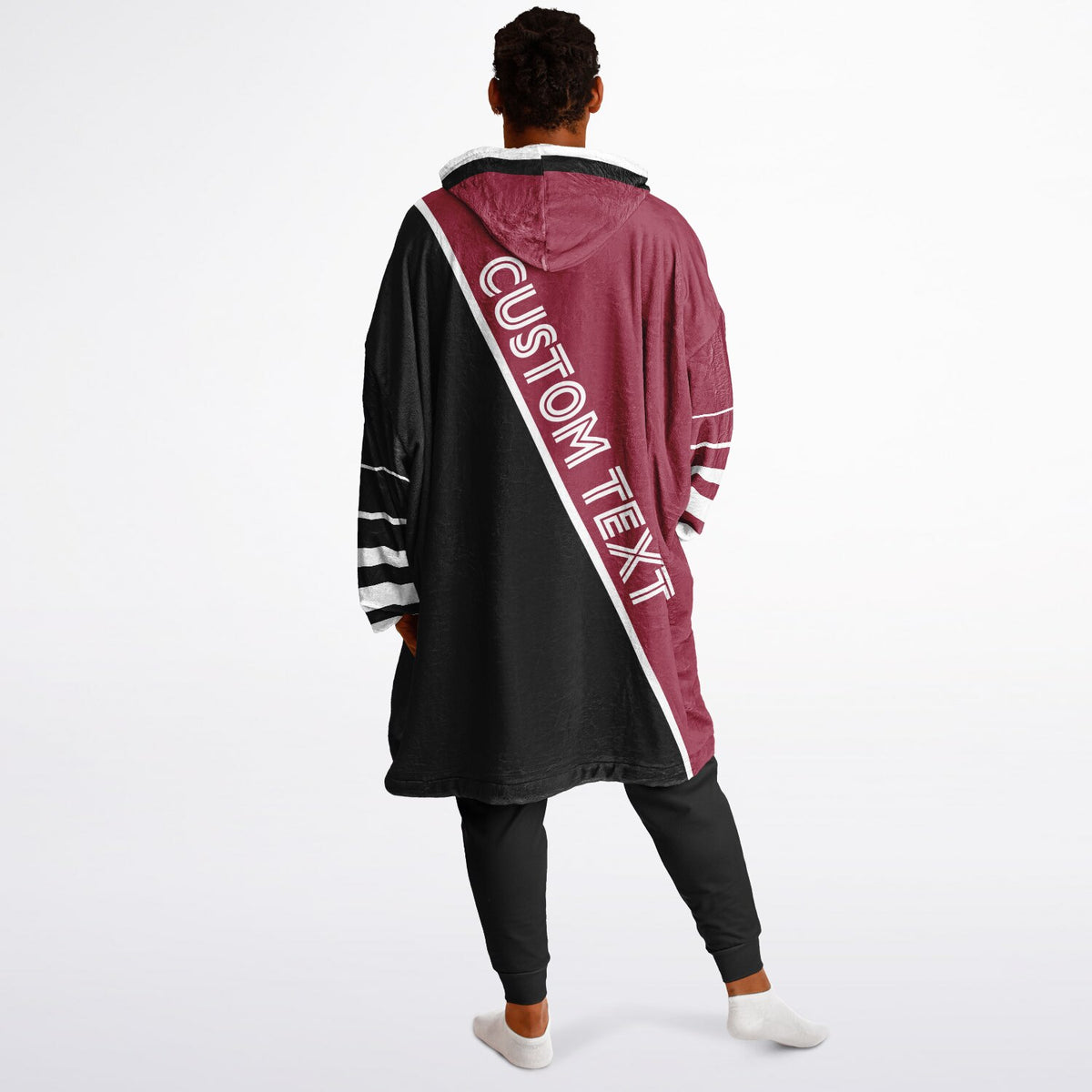 Crimson/Black/White Split Decision