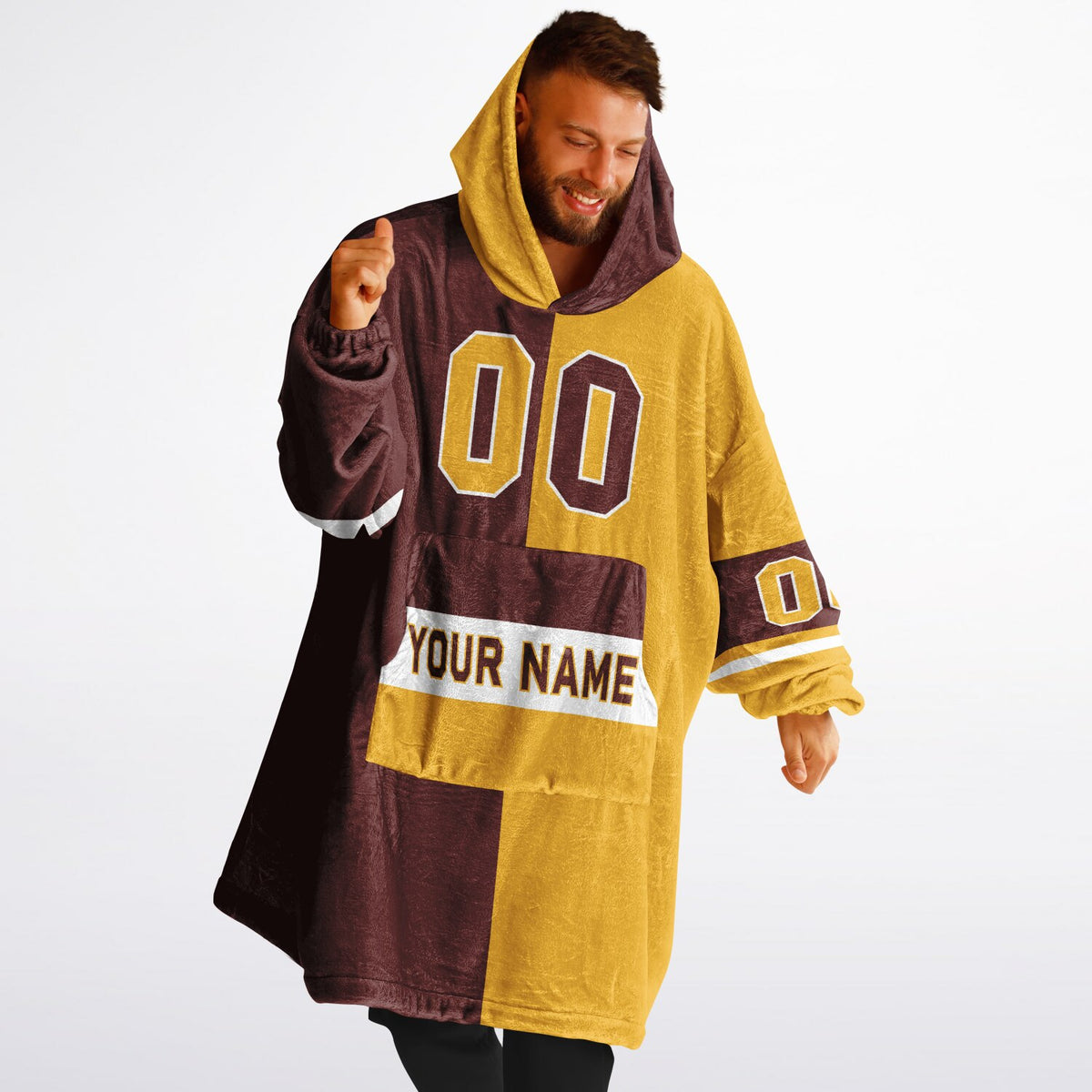 Burgundy/Gold/White Halftime