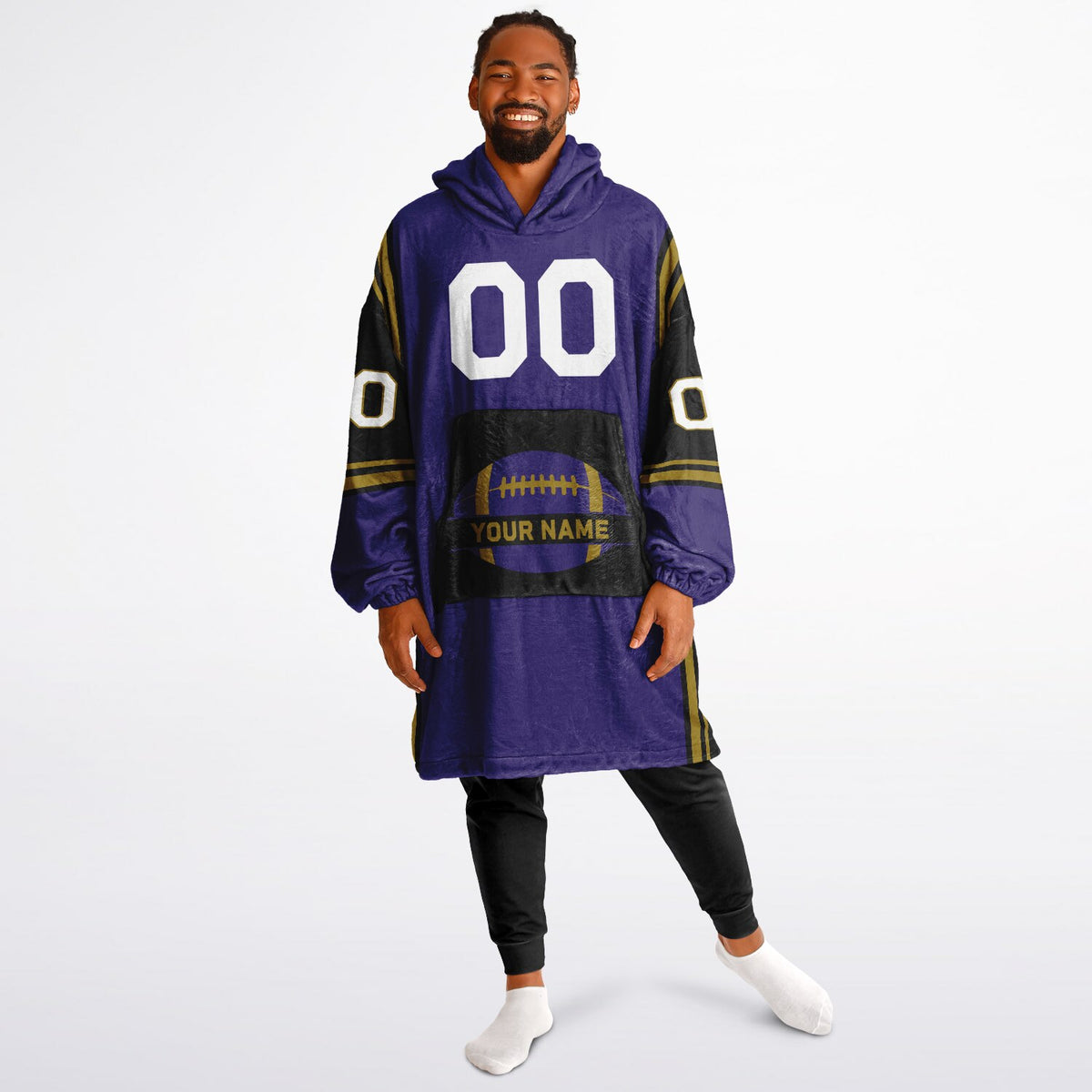 Purple Black Dark Gold Bold