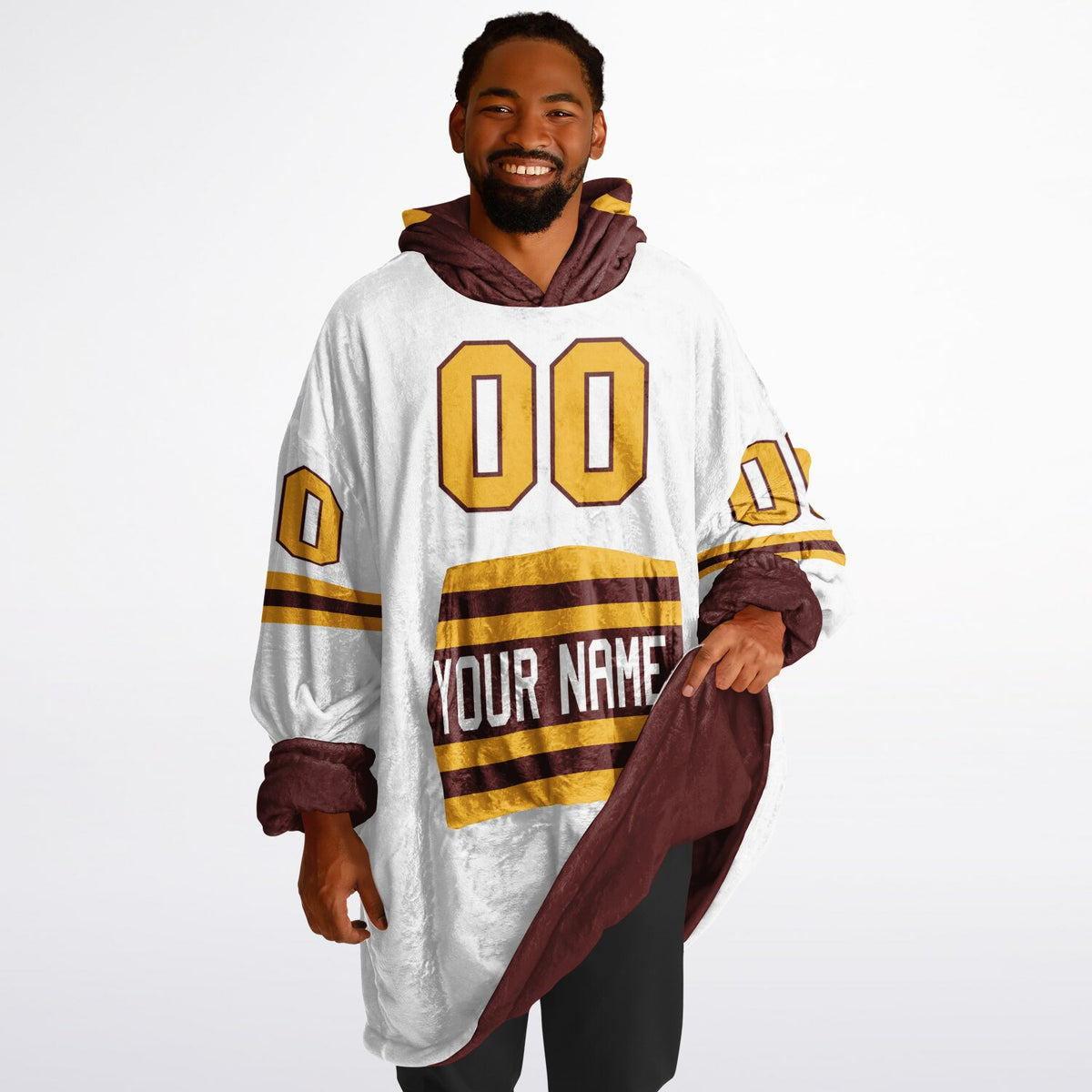 Burgundy/Gold Superfan Reversible