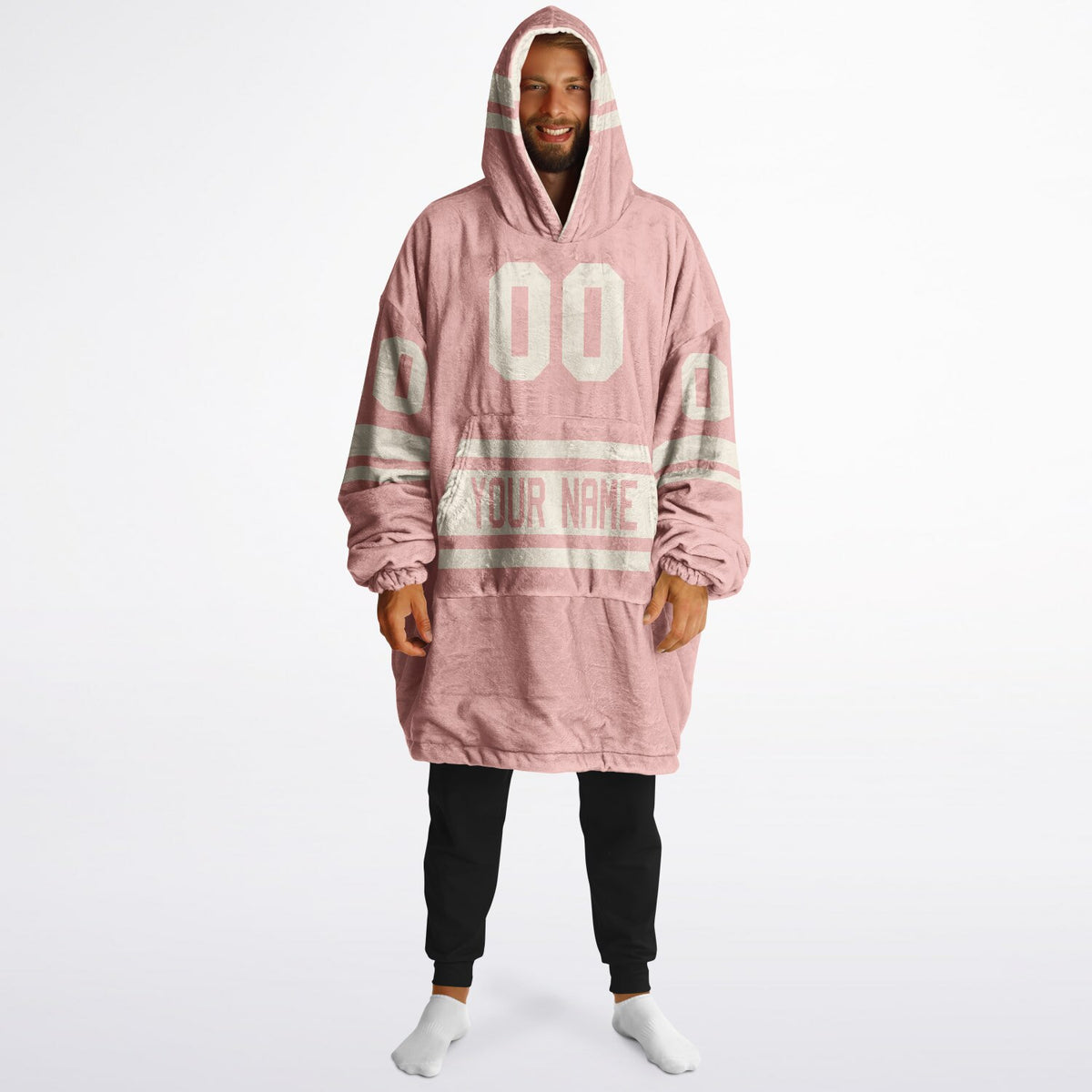 Blush Pink & Cream Superfan Reversible
