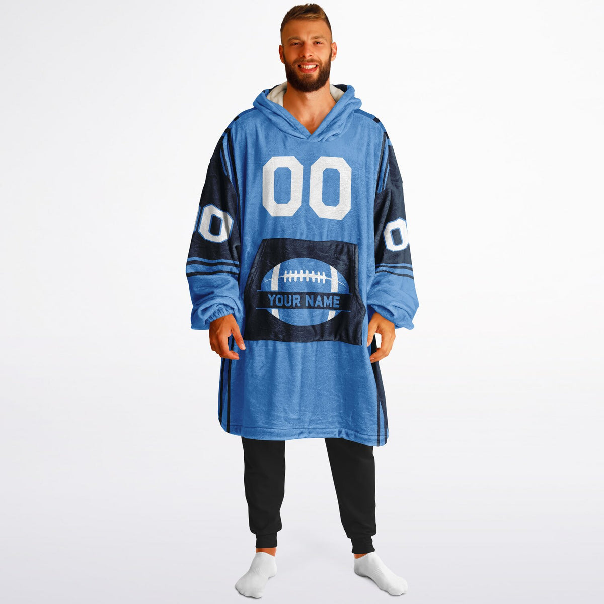 Light Blue/Navy Bold
