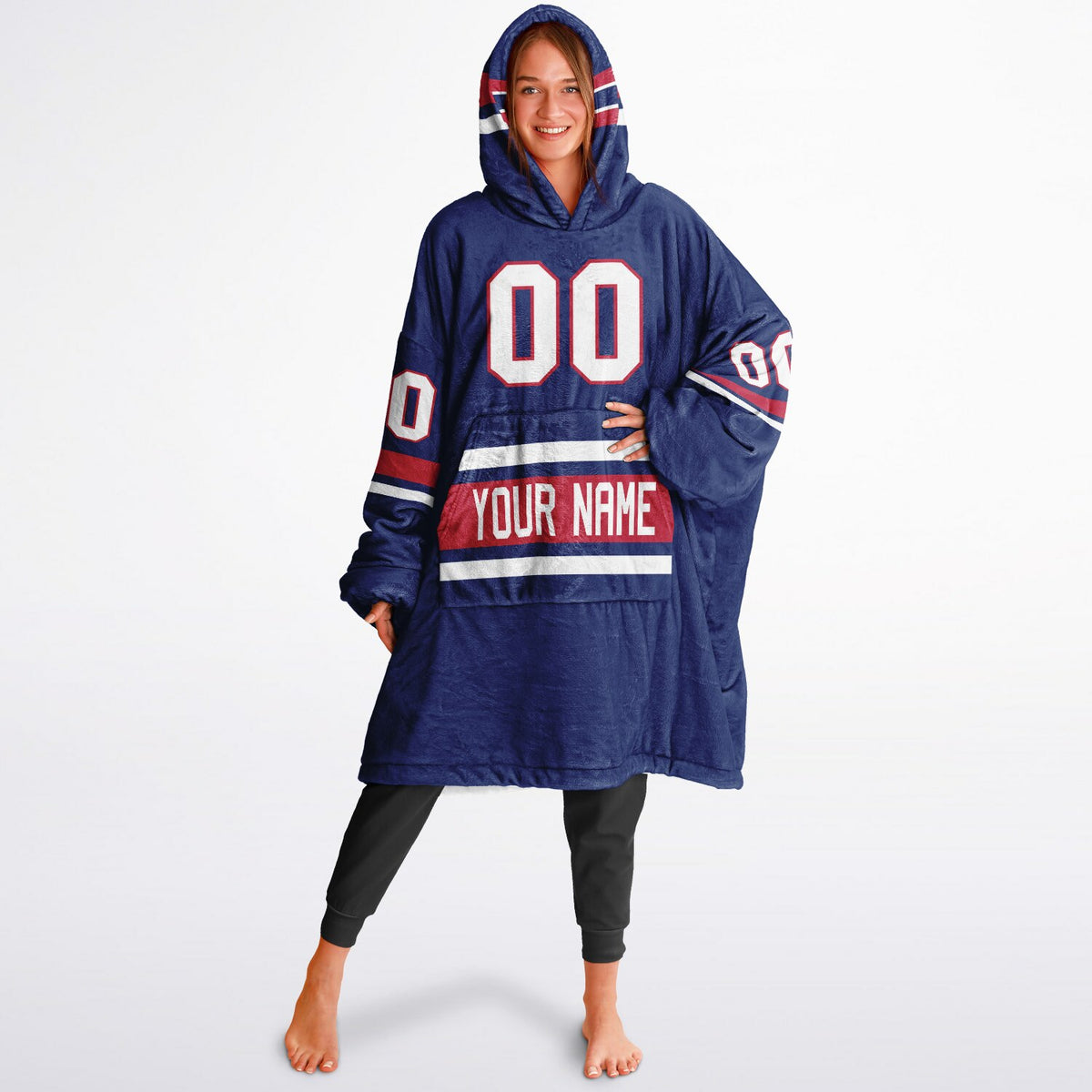 Dark Blue/Red/White Superfan Reversible