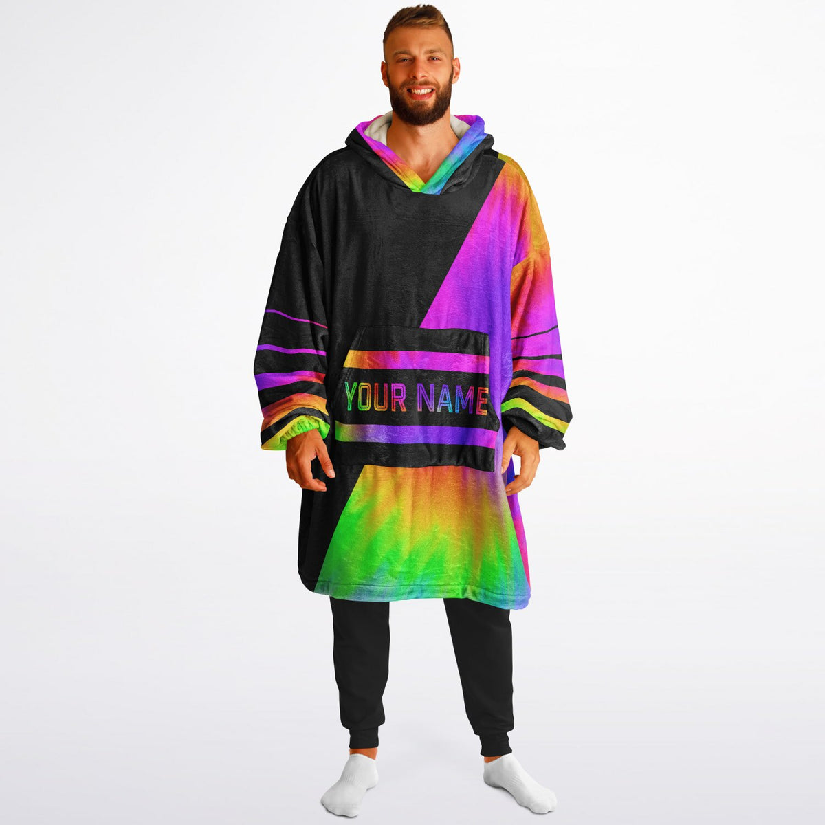 Black & Tie Dye Split Decision