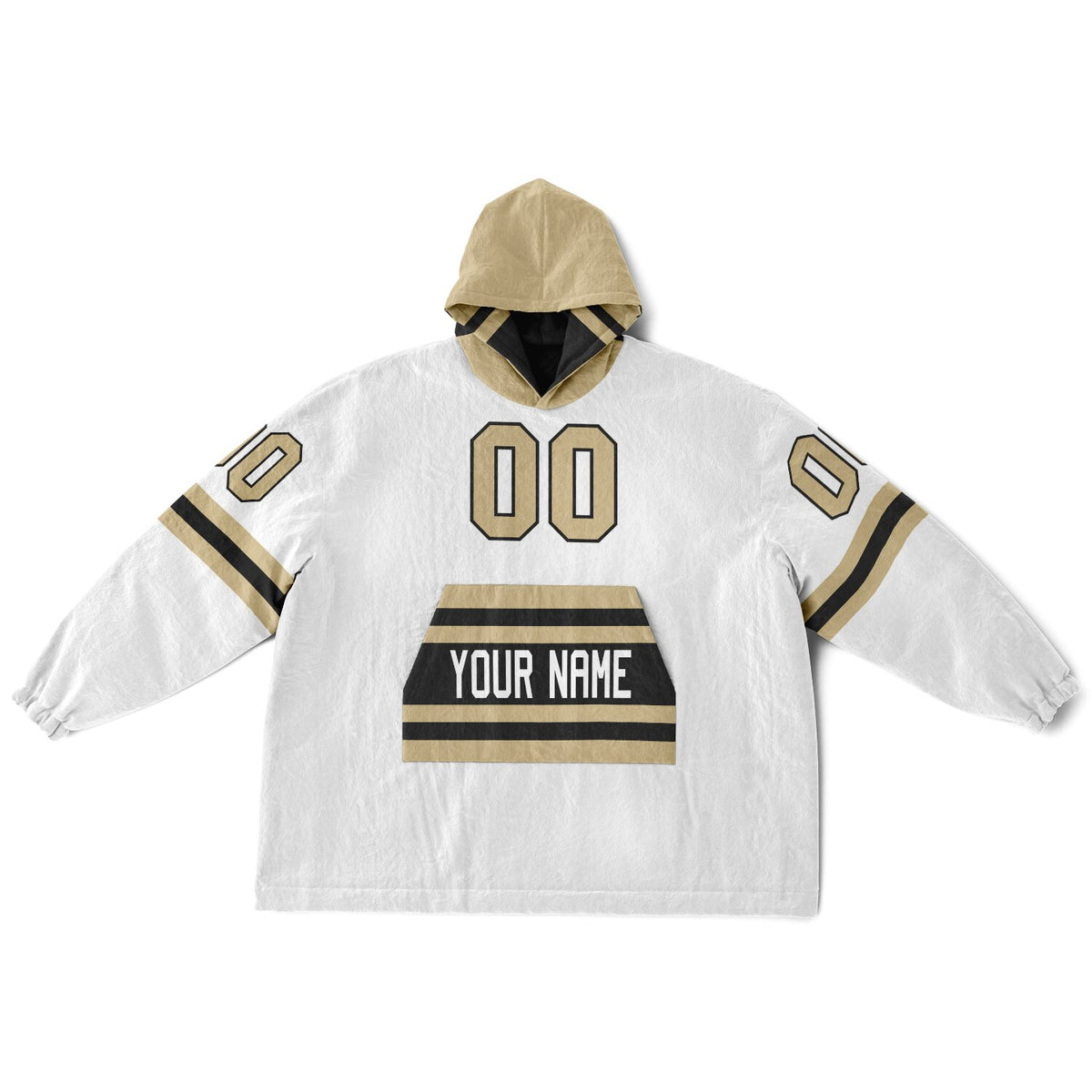 Black & Light Gold Superfan Reversible