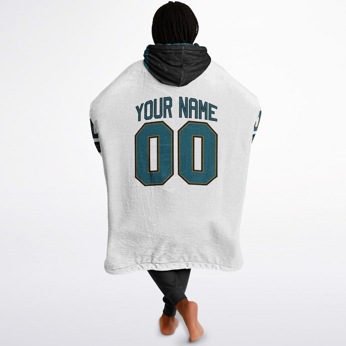 Teal/Black/Gold Superfan Reversible