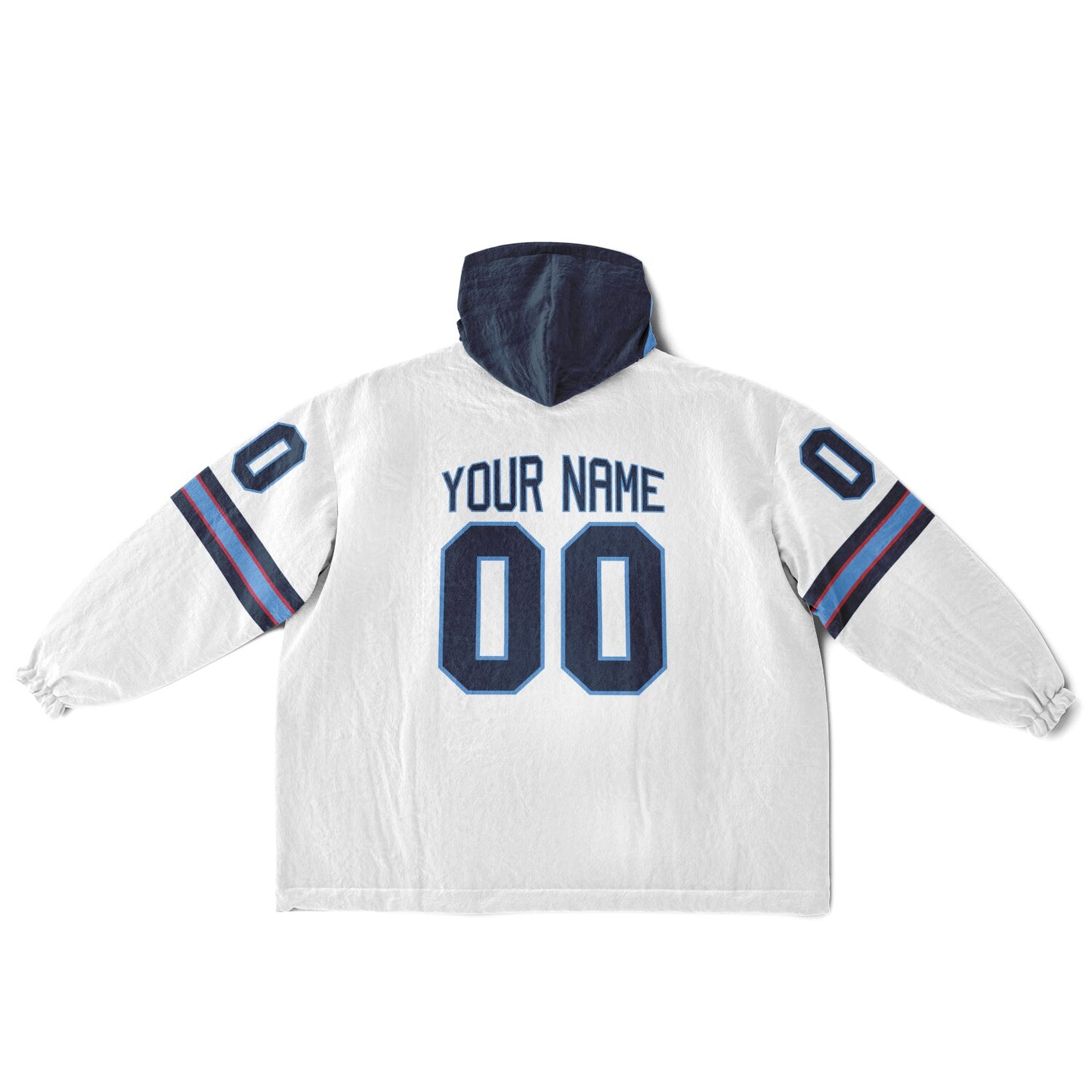 Light Blue/Navy/Red Superfan Reversible