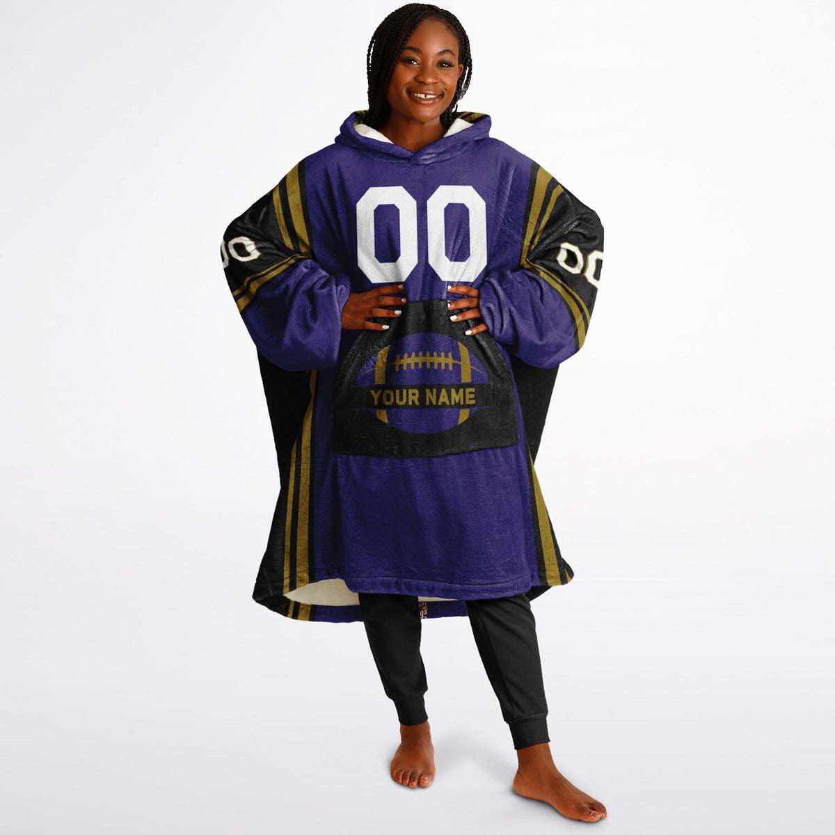 Purple Black Dark Gold Bold