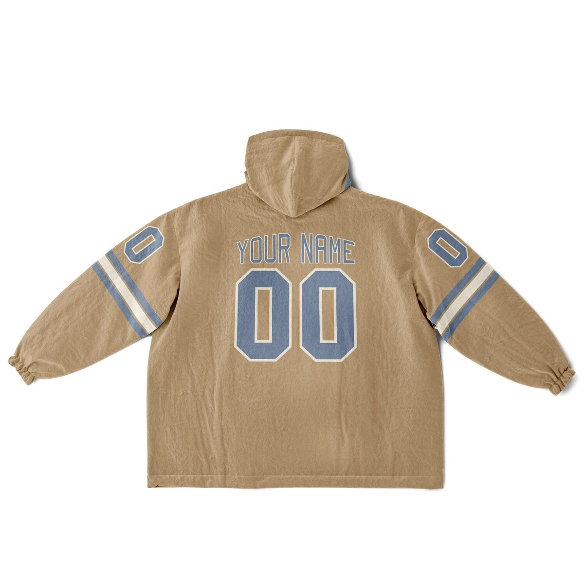 Slate Blue Cream Camel Superfan Reversible