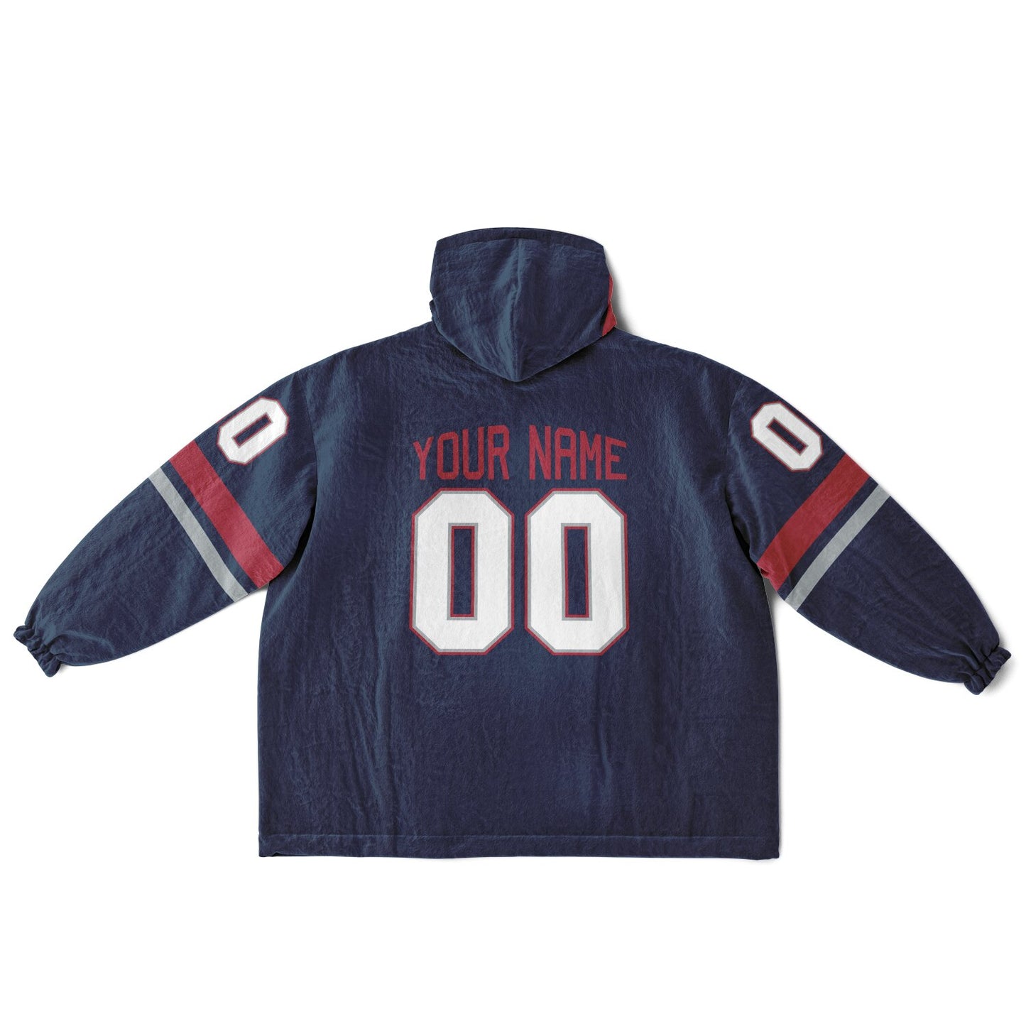 Nautical Blue/Red/Silver Superfan Reversible