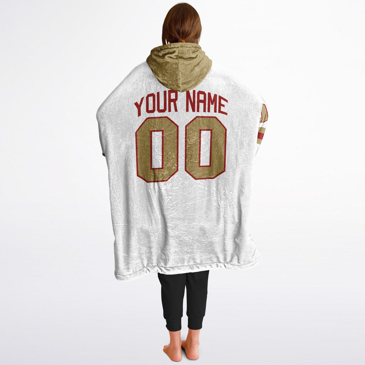 Red Dark Gold Superfan Reversible