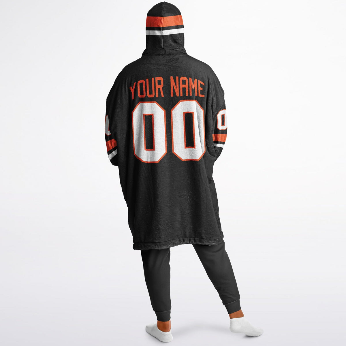 Black/Orange/White Superfan Reversible