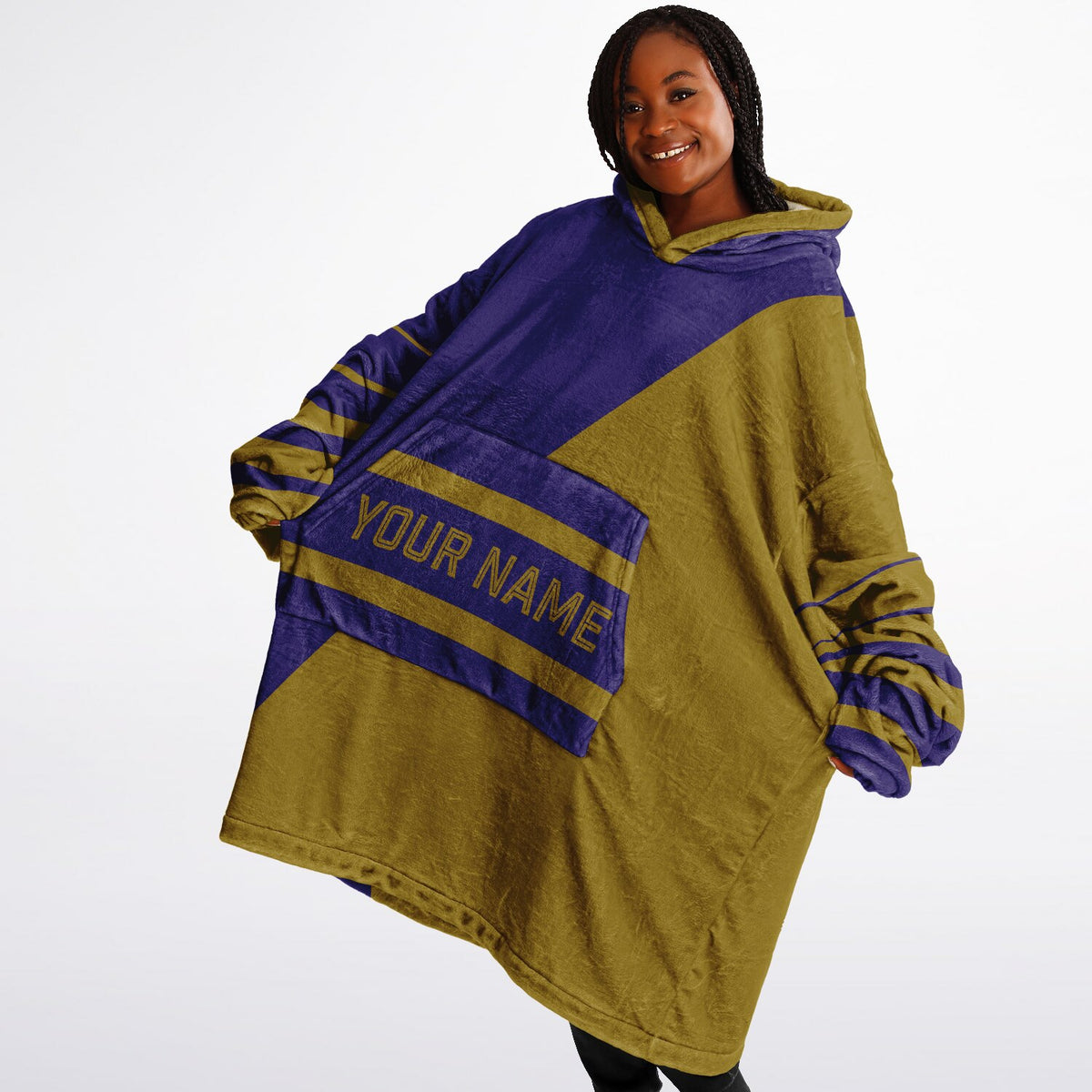 Purple & Dark Gold Split Decision