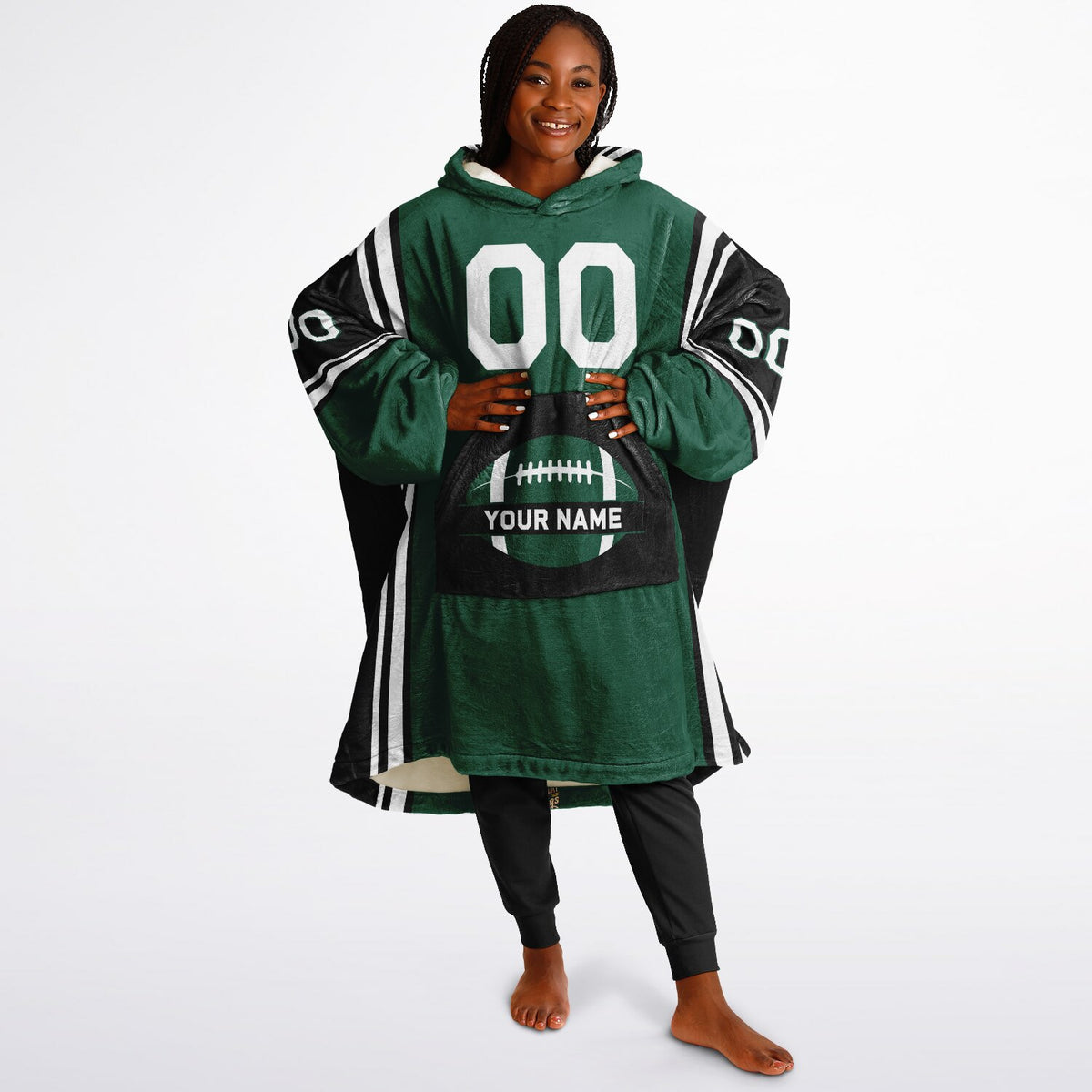 Green/Black/White Bold