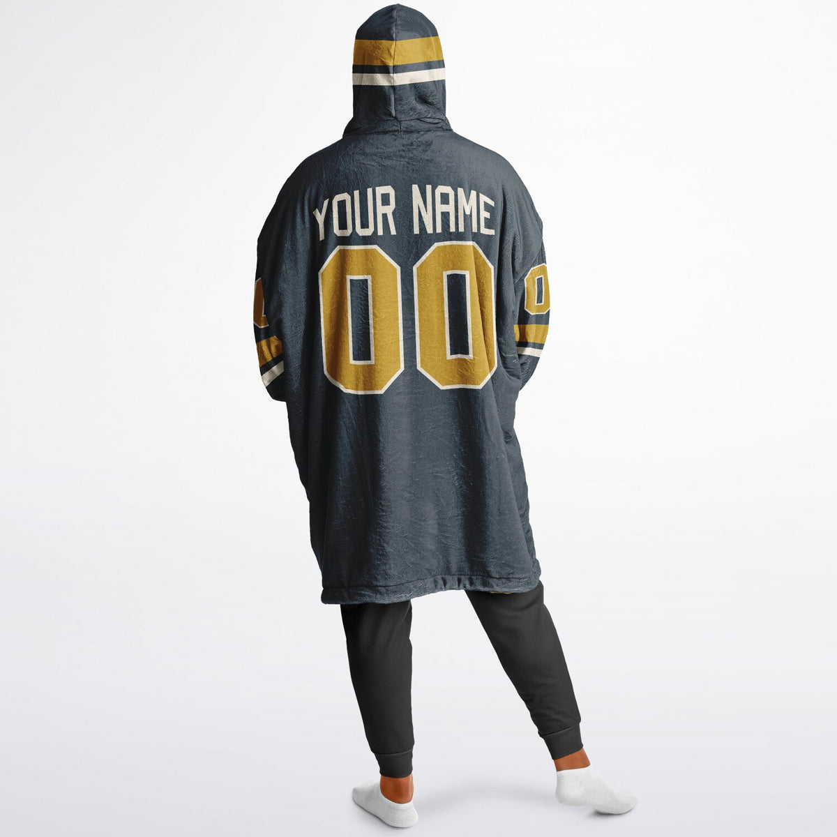 Charcoal Mustard Cream Superfan Reversible