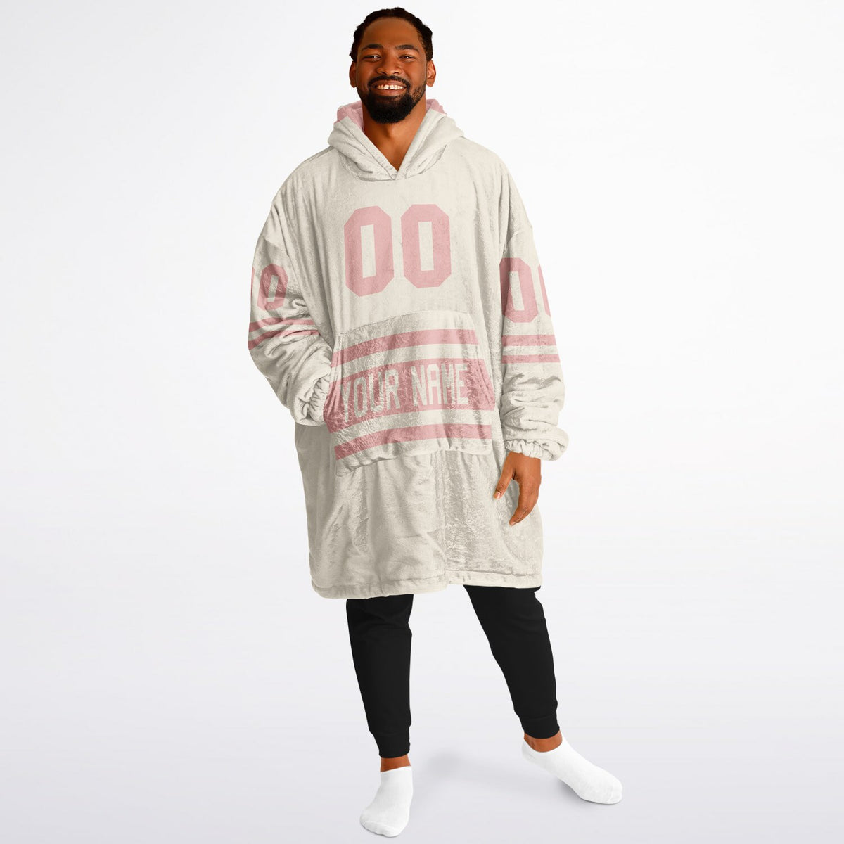 Blush Pink & Cream Superfan Reversible