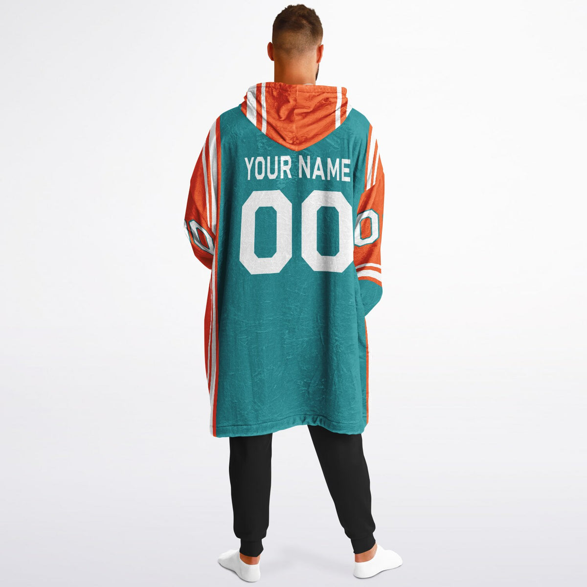 Teal/Orange/White Bold