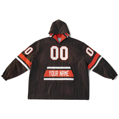 Brown/Orange/White Superfan Reversible