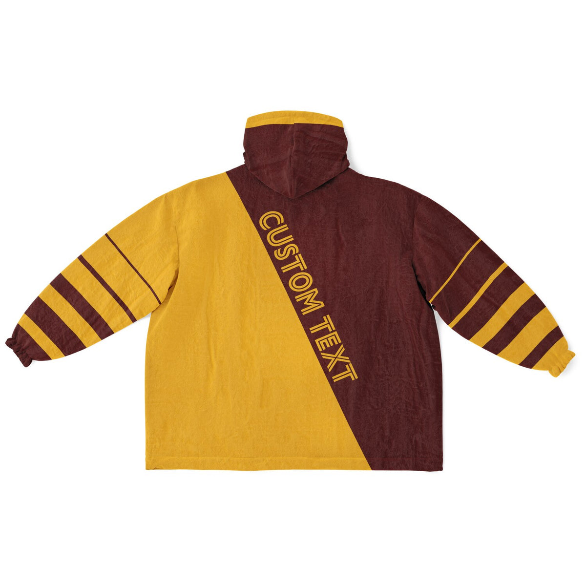 Burgundy & Gold Split Decision