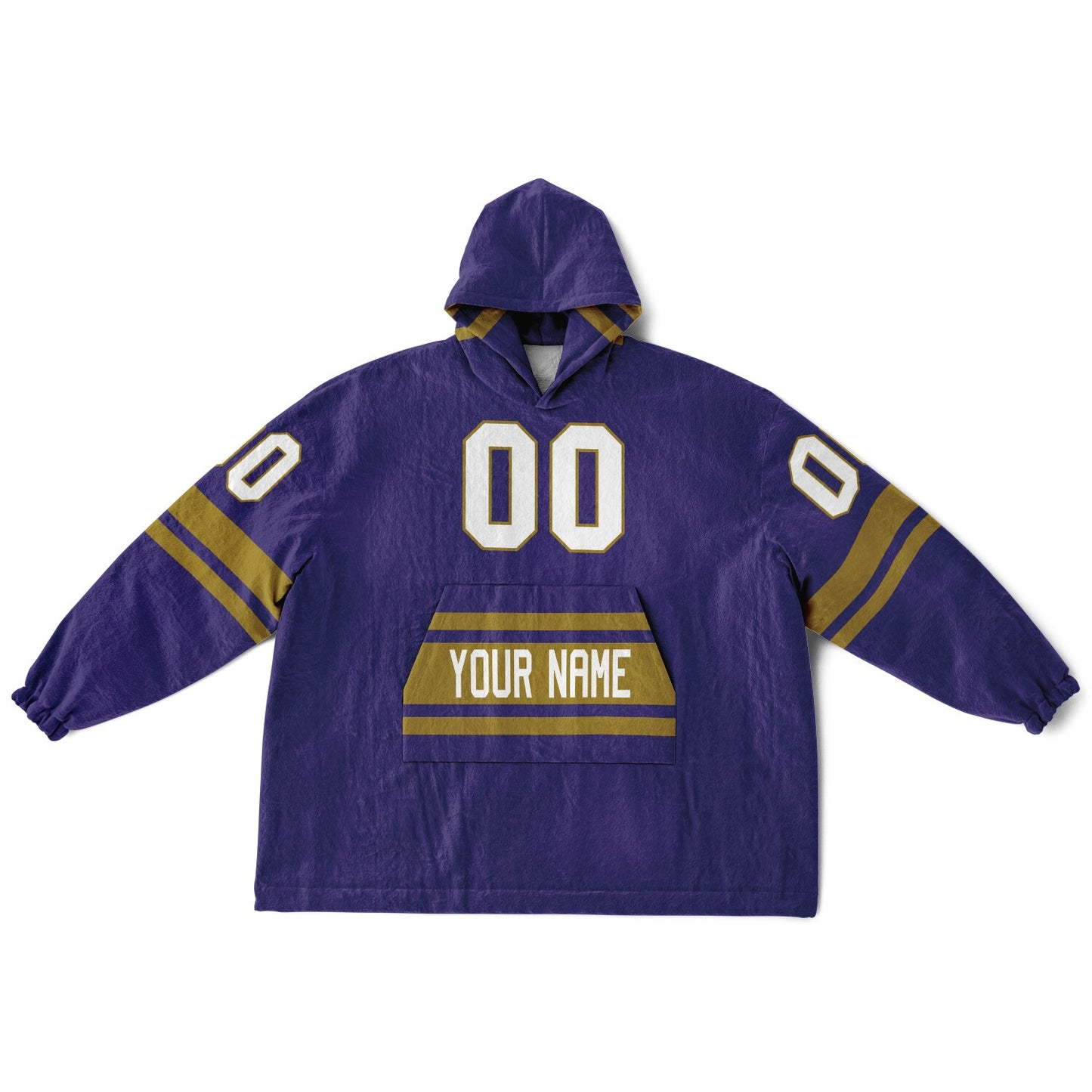 Purple/Metallic Gold Superfan Reversible