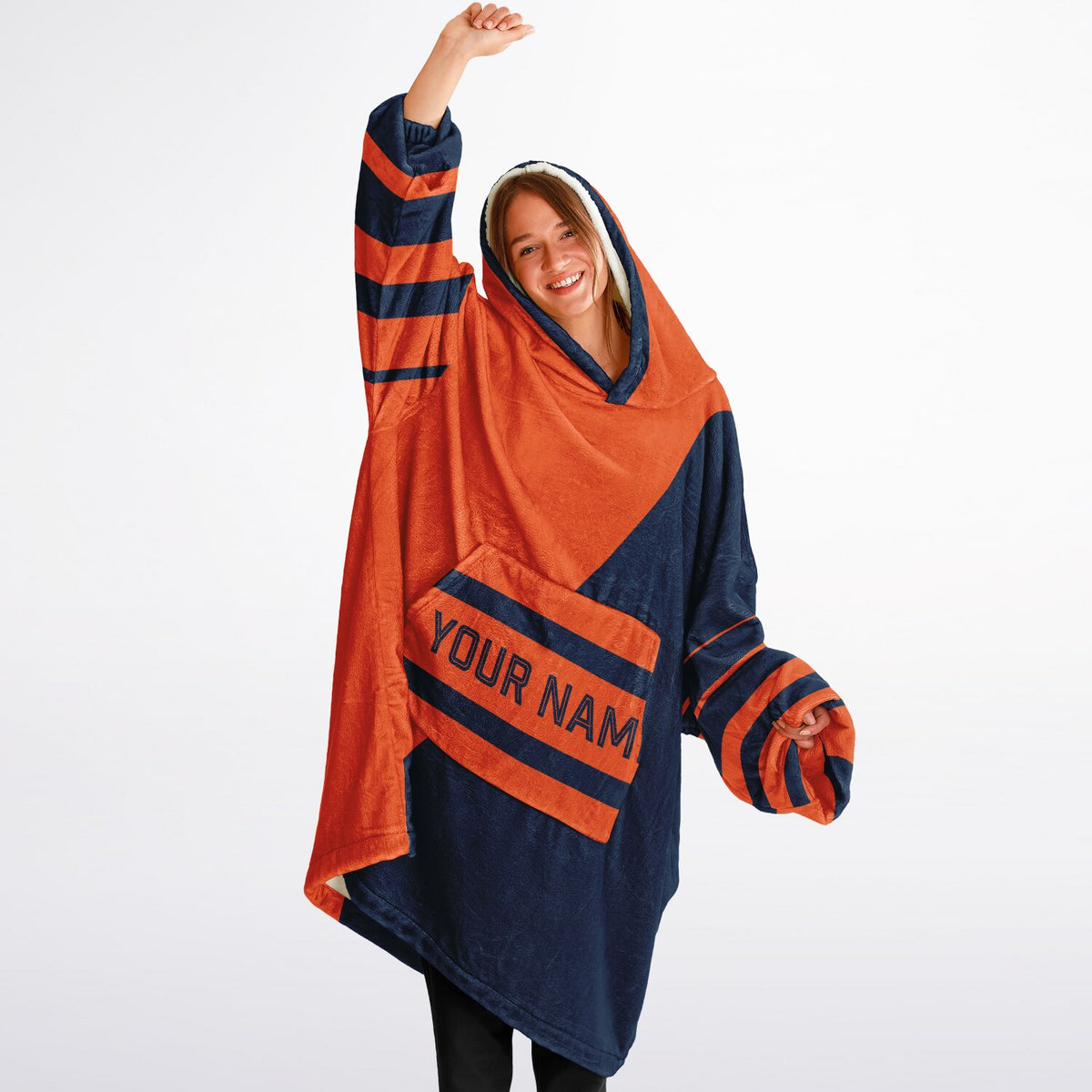 Orange & Navy Split Decision