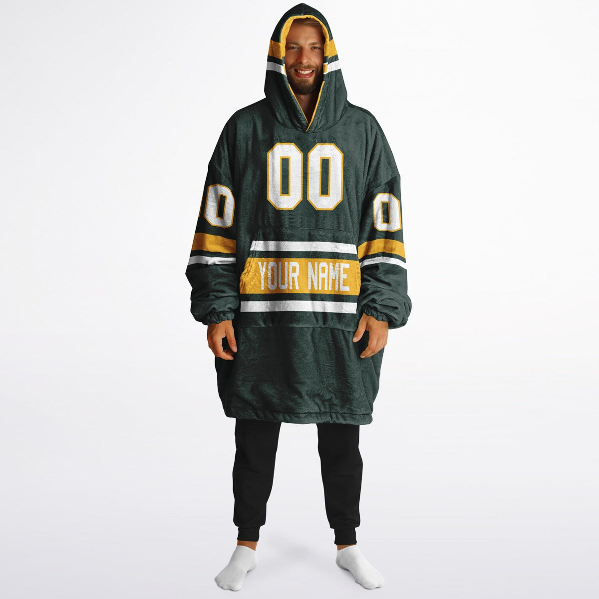 Green/Gold/White Superfan Reversible