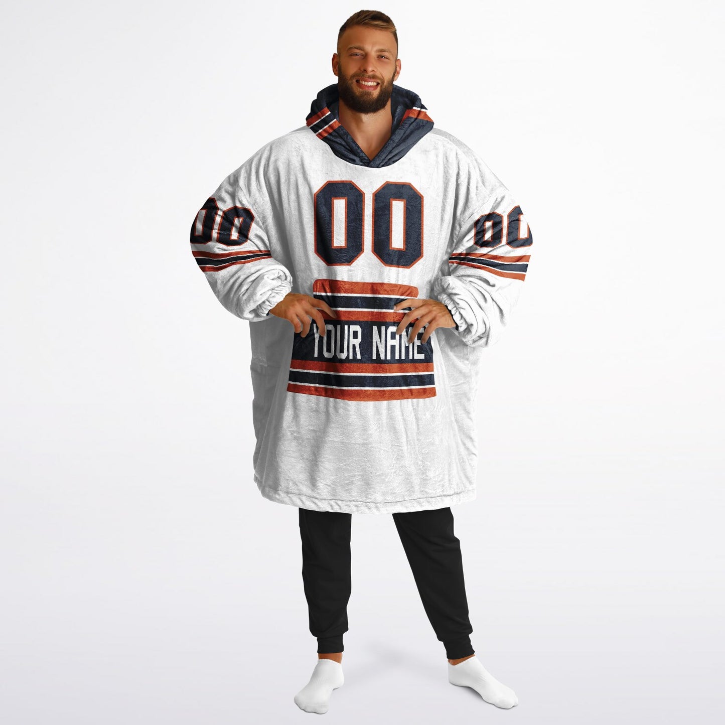 Navy/Orange/White Superfan Reversible